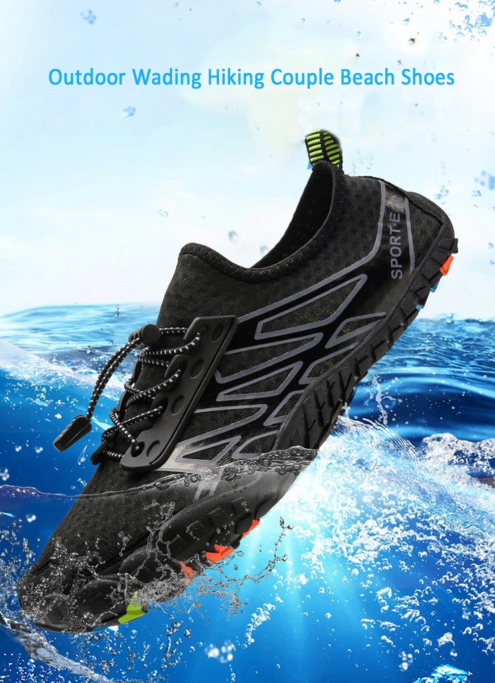 Outdoor Five Fingers Wading Hiking Couple Beach Shoes Quick-drying Snorkeling Swimming Upstream Men Shoes - Army Green EU 47